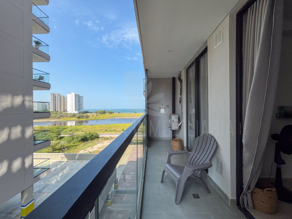 Apartamento amoblado en venta con vista al mar en Pozos Colorados