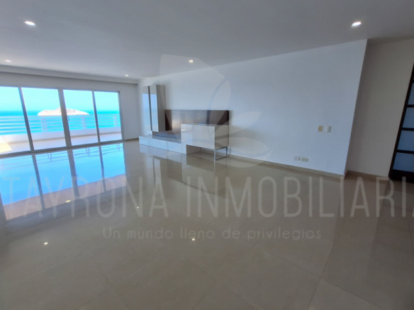 Apartamento frente al mar en Los Cocos, Santa Marta