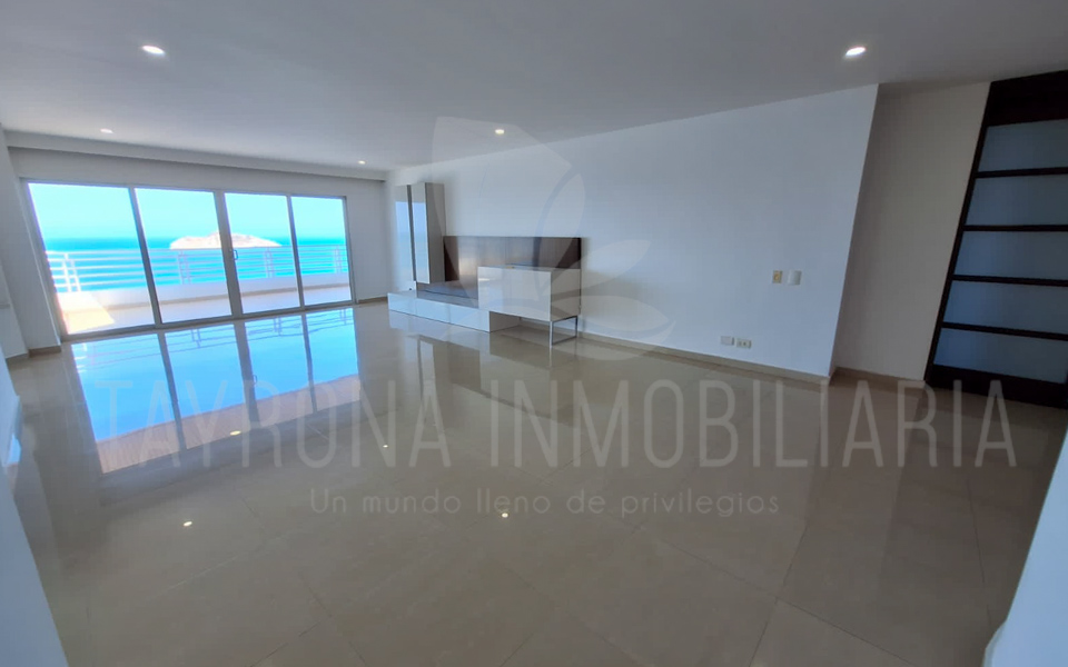 Apartamento frente al mar en Los Cocos, Santa Marta