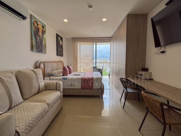 Aparta estudio nuevo en Venta en Edificio Nuevo con amenidades premium