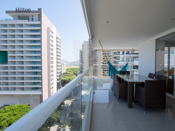 Apartamento frente al mar en arriendo en Bello Horizonte
