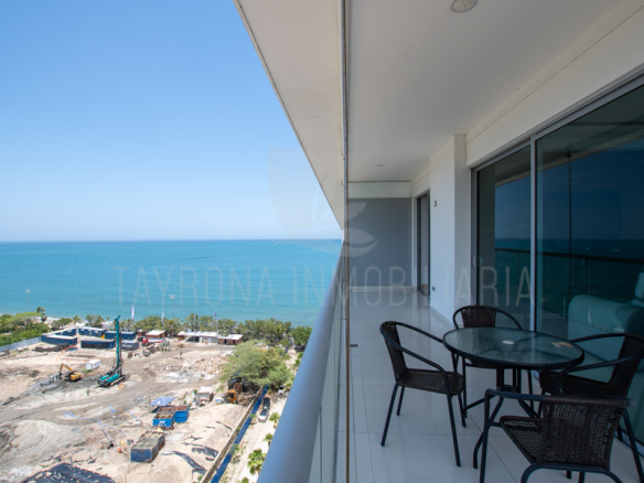 Apartamento amoblado en arriendo en Playa Salguero, Santa Marta
