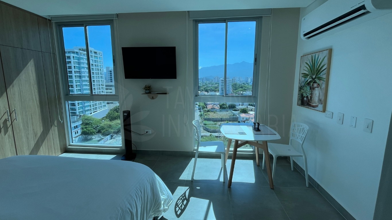 Apartasuite amoblada en venta en Bellavista, Santa Marta