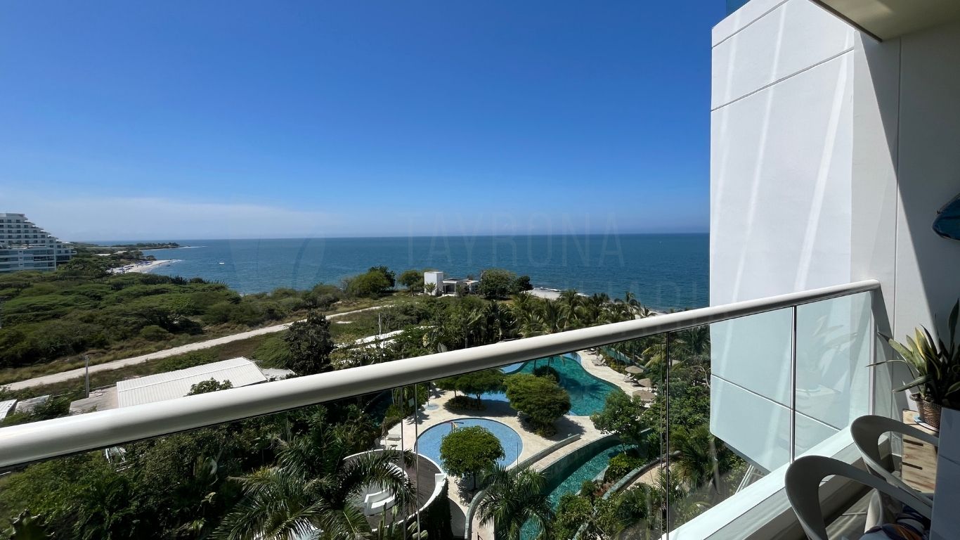Apartamento-Bello-Horizonte-Venta,Arriendo-Residencial-Santa-Marta-1257-Tayrona-Inmobiliaria Apartamento amoblado frente al mar en Bello Horizonte