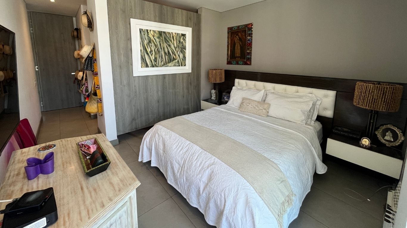 Apartamento amoblado frente al mar en Bello Horizonte