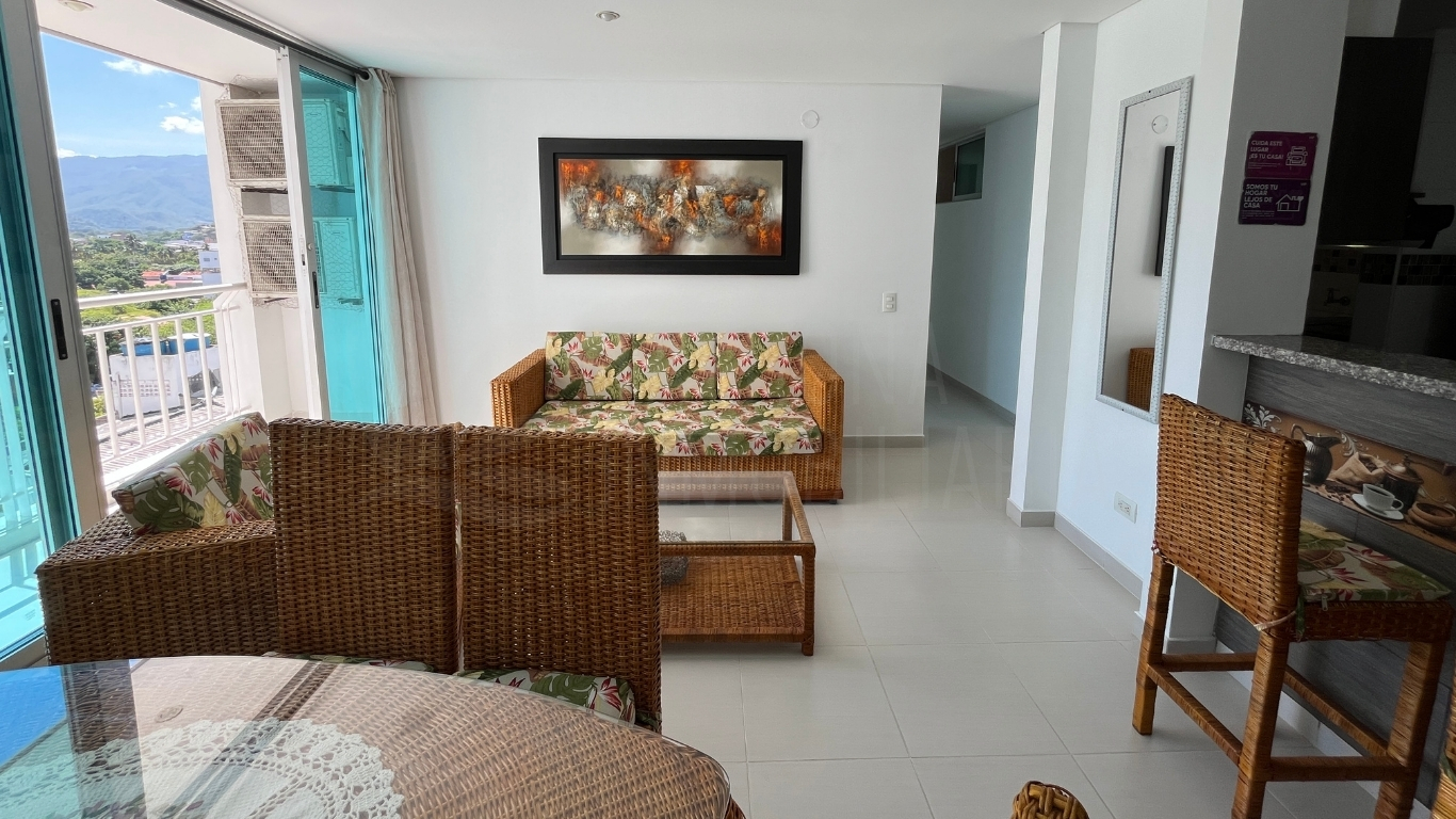 Apartamento amoblado en venta en El Rodadero, Santa Marta