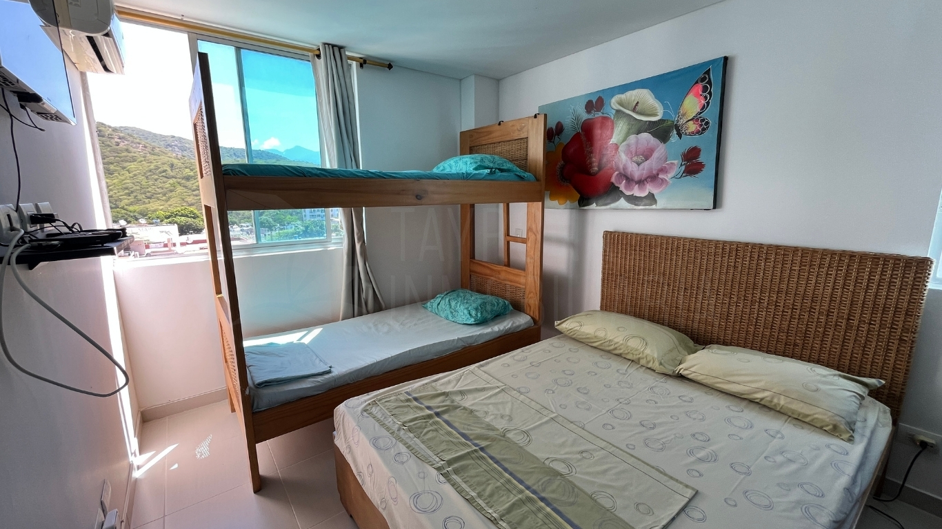 Apartamento amoblado en venta en El Rodadero, Santa Marta