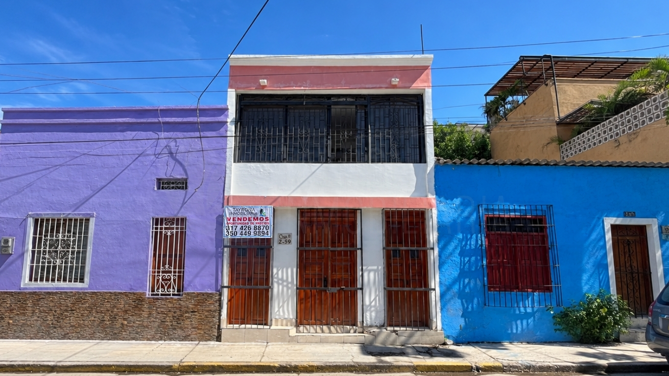 Casa en venta en el Centro Histórico de Santa Marta